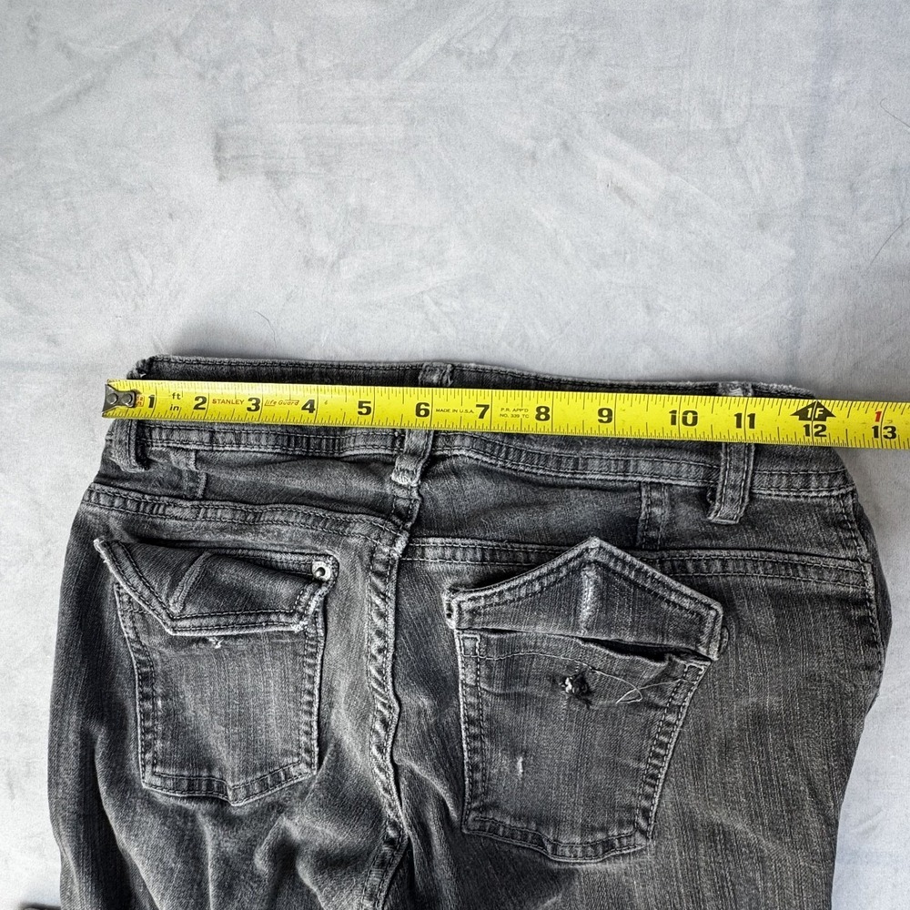 Banana Republic Womens Bootcut Jeans Black Denim Regular Fit Comfort Size 00P - Picture 16 of 16